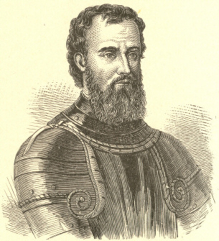 Verrazzand, sailing for France discovers New York Harbor