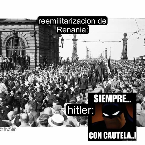 Remilitarización de Renania.