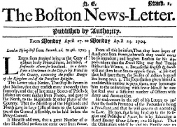 First Newspaper Ad Published