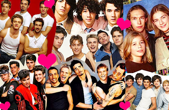 Girl groups and boy bands