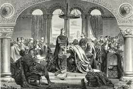 In 843, Treaty of Verdun