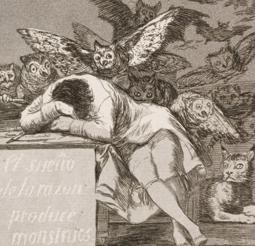 El sueño de la razón produce monstruos.