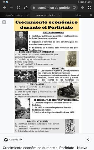 Proceso económico de Porfirio