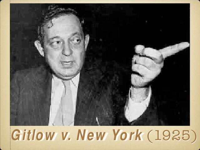 Gitlow v. New York