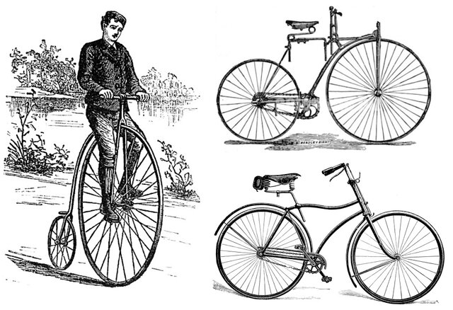 Bicicleta (estil victorià)
