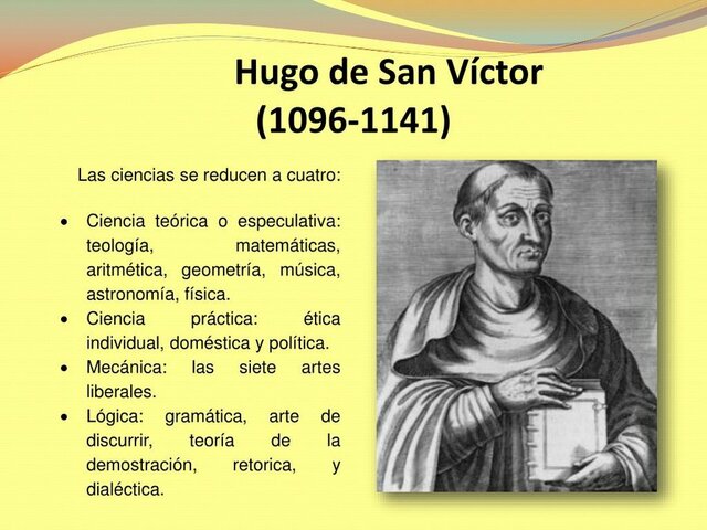 HUGO DE S. VICTOR (1096-1141)