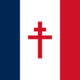 Flag of free france (1940 1944).svg
