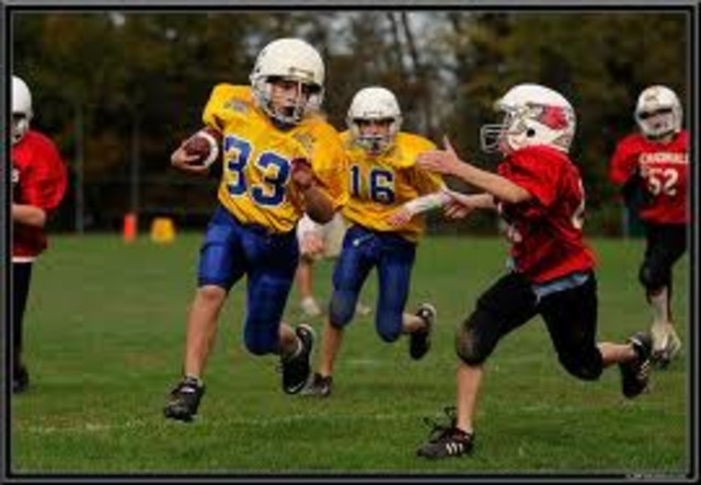 I played my first sport