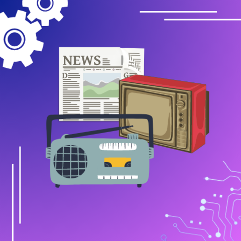 Newspaper, Television, and Radio