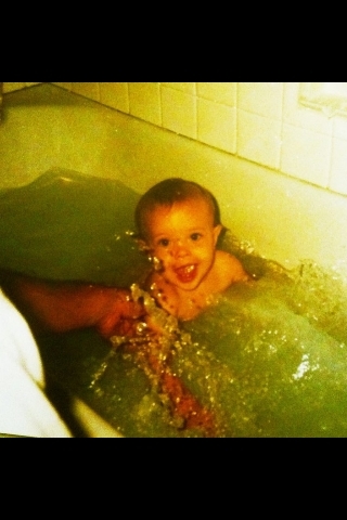 Baby bathtime