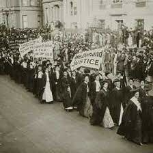 The First World War and its impact on the struggle for women's suffrage.