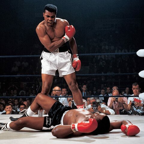 Cassius Clay beats Sonny Liston for heavyweight boxing championship