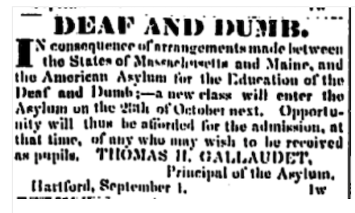 Asylum for Education of the Deaf and Dumb