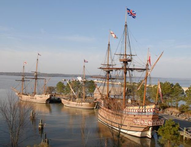 Jamestown is founded on the coast of Virginia by 100 English settlers