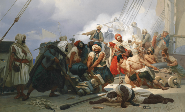 Comença la conquesta de ciutats del nord d'Àfrica per a assegurar les costes.