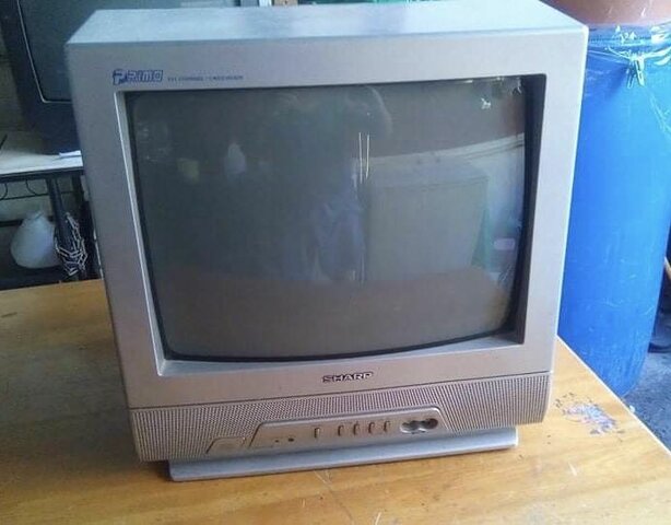 Cathode Ray Tube Sharp TV