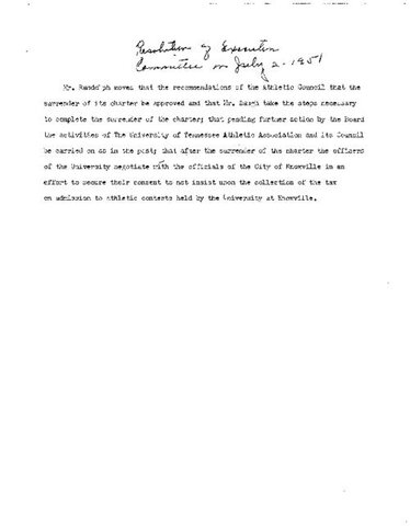 Board of Trustees Resolution