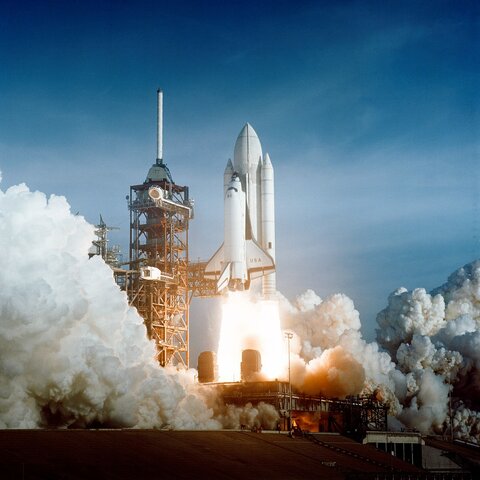 Space Shuttle program launched