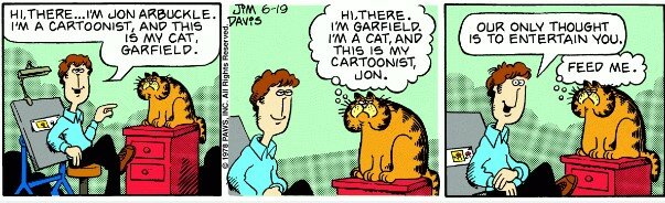 Garfield comic strip debuts
