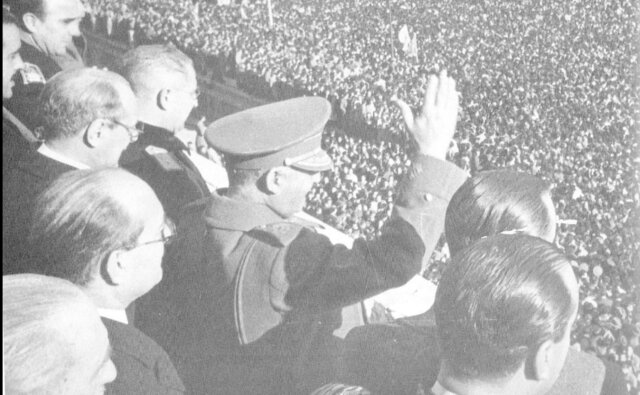 Gran manifestación en Madrid contra la O.N.U. y el bloqueo diplomático.