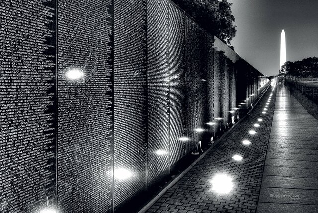 Vietnam War Memorial dedicated in Washington, D.C.