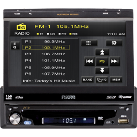 First touch screen deck in truck