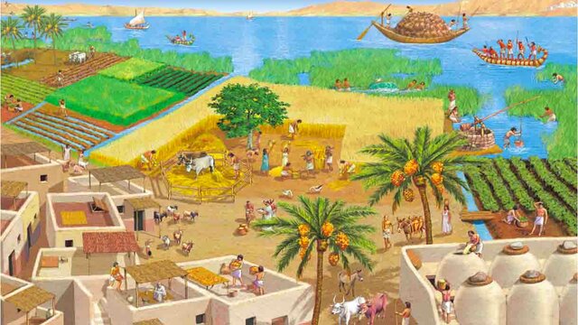 La agricultura de regadío en Egipto