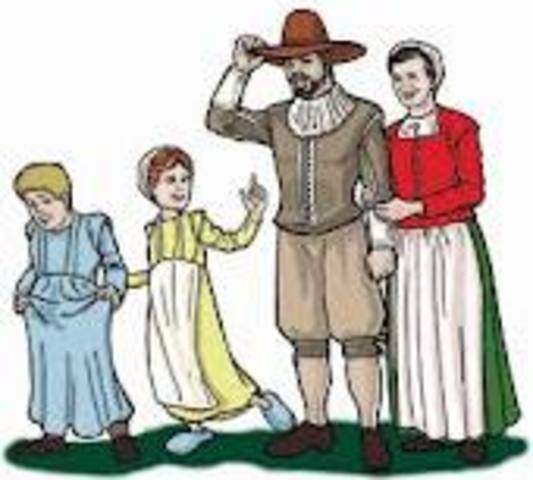 Pilgrims from England found am English Colony in Plymouth, Massahusetts.