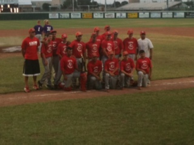 I first played baseball when I was five.