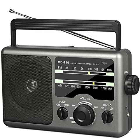 Portable Radio Battery Operated