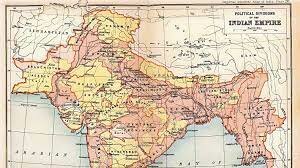 División entre la India y el imperio Británico.