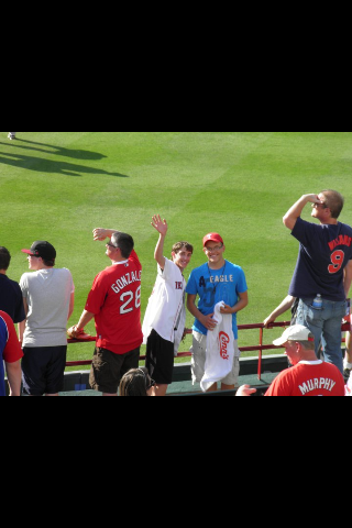 I went to a Rangers baseball game in 7th grade.