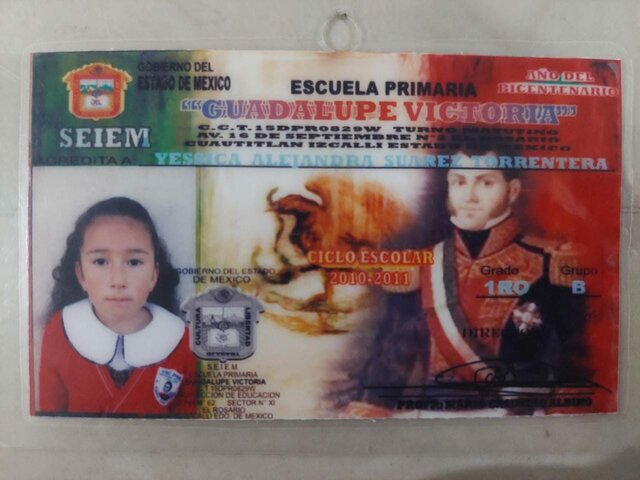 7 años, Mi primer credencial escolar.