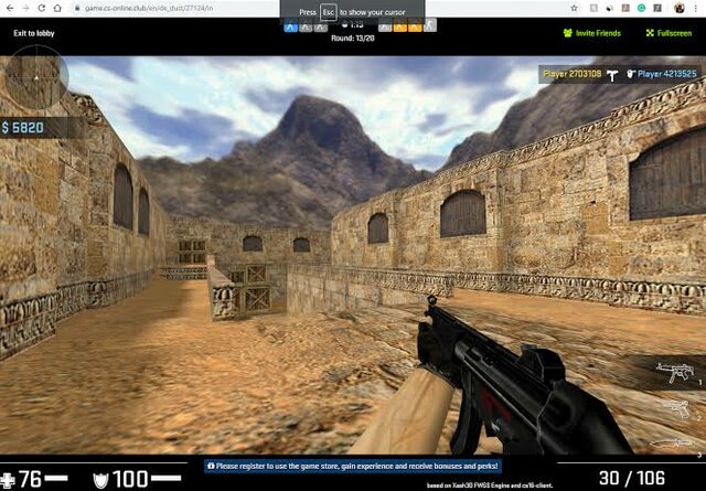 The time i played Counter Strike
