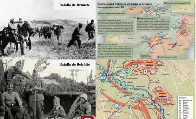 Batallas defensivas de Brunete y Belchite