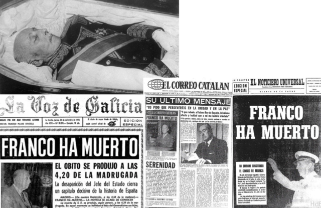 Fallecimiento de Francisco Franco