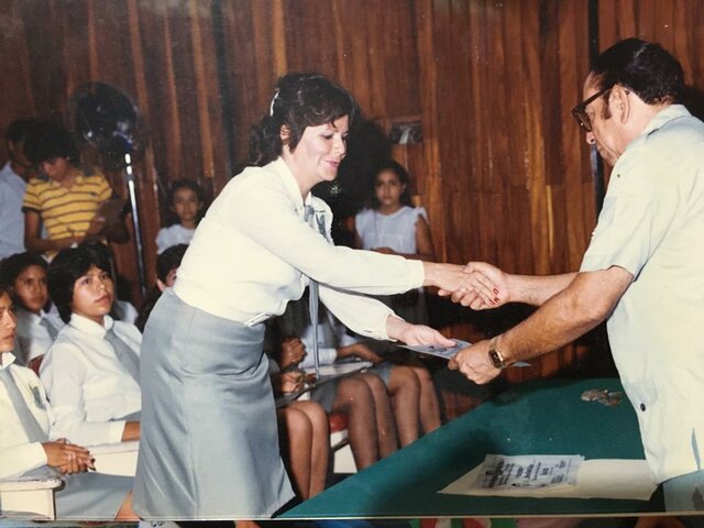 Mi madre culmina su carrera técnica