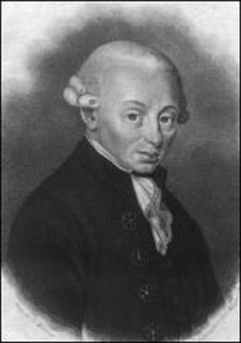 Immanuel Kant (1724-1804)