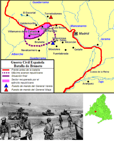 La batalla de Brunete (6 al 25 de julio de 1937)