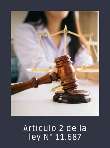 Articulo 2 de la ley N° 11.687