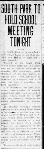 153 out of 156 Households In South Park Want New School