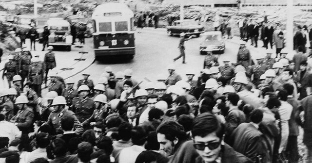 Revuelta de estudiantes en Madrid (1956)