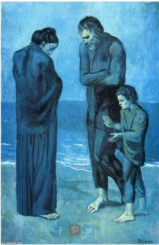 La tragedia (los pobres a orillas del mar)