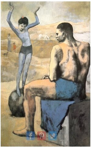 La acróbata de la bola