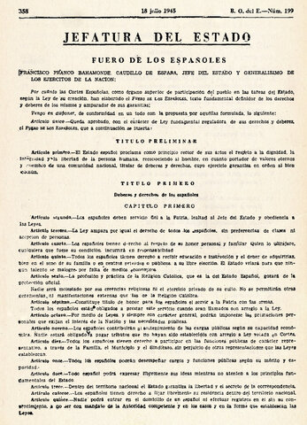 Fuero de los españoles