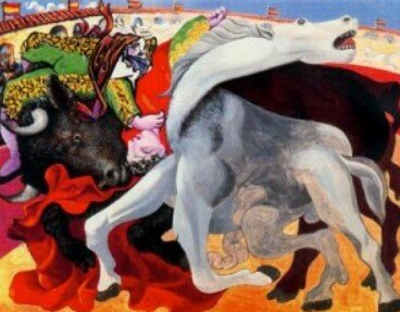 Corrida. La muerte del torero