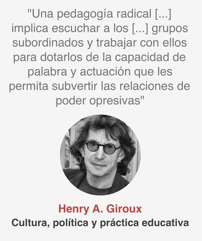Pedagogía Fronteriza de Henry Giroux