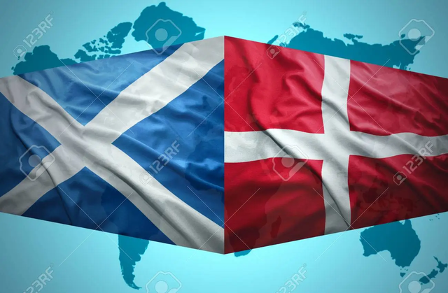 Dinamarca y Escocia