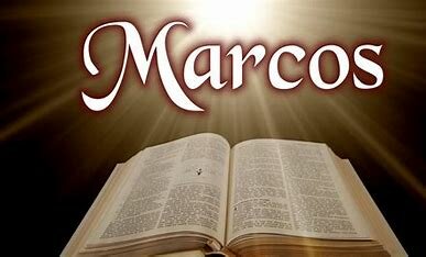 Escritura del evangelio de Marcos.