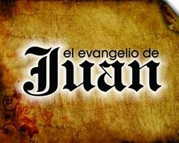 Escritura del evangelio de Juan.